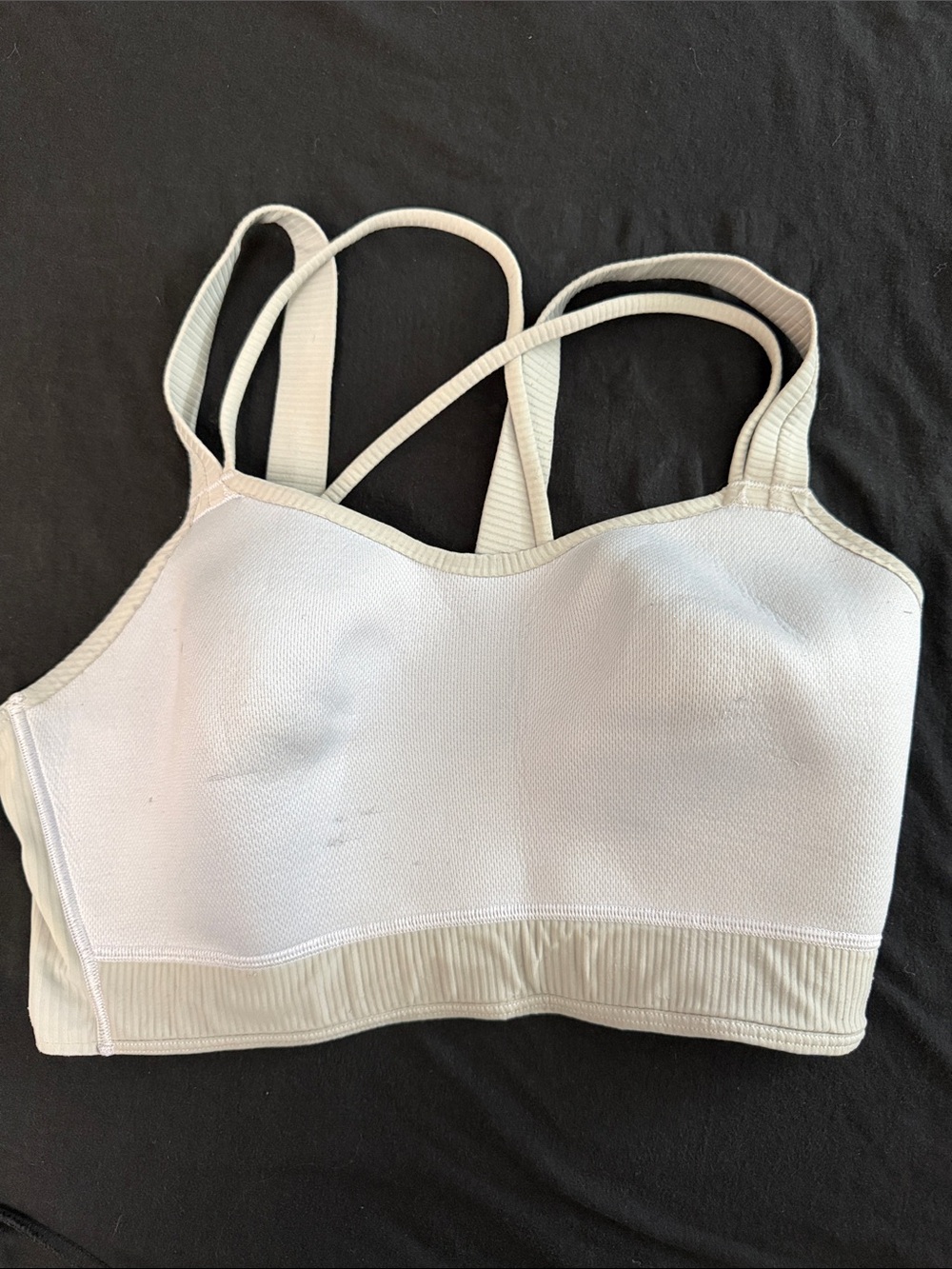 lululemon athletica Light Beige Strappy Sports Bra - Picture 5 of 6